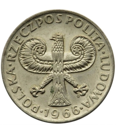 10 złotych Mała kolumna, 1966, stan 2