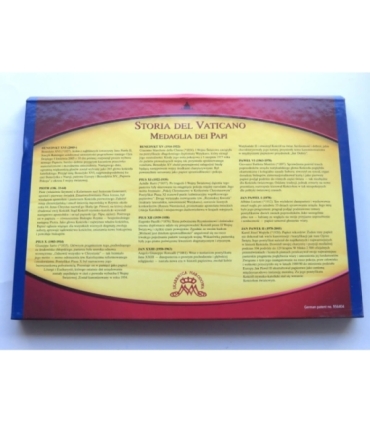 Wielcy Papieże w historii kościoła + Papieże XIX wieku- zestaw 15 medali, Jan Paweł