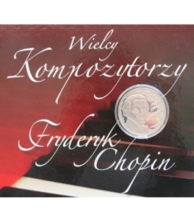 Medal, Wielcy kompozytorzy, Fryderyk Chopin, Srebro 0.925