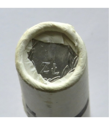 Rolka bankowa 50 szt. x 1 zł, 1989, mennicze