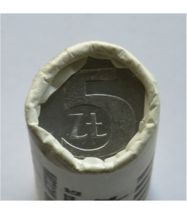 Rolka bankowa 50 szt. x 5 zł, 1988, mennicze