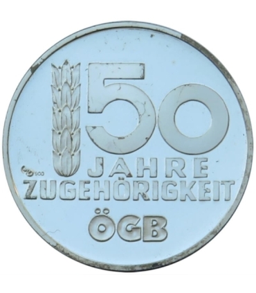Medal Austria 50 lat ÖGB - Srebro 900