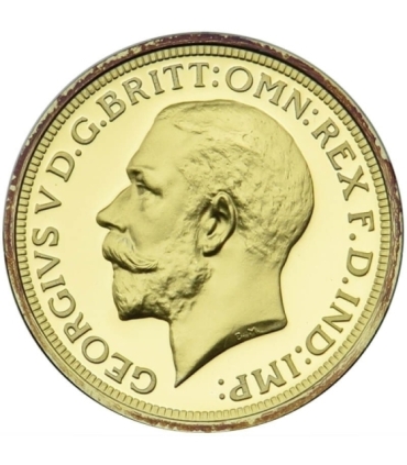 Replika Sovereighn Suweren Australijski 1920, srebro złocone