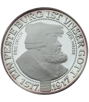 Replika, 3 marki, Fryderyk Mądry z 1913, srebro 999