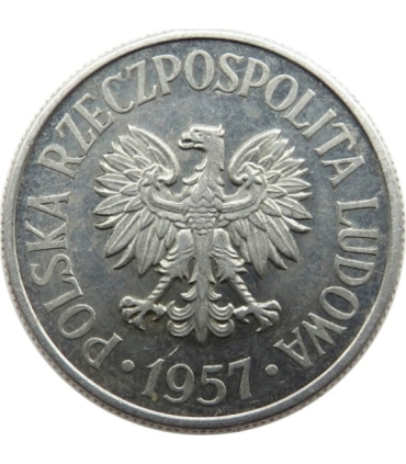 50 groszy 1957, stan 2+