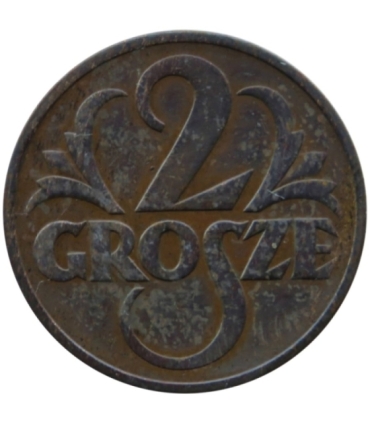 2 grosze II RP, 1937, stan 2