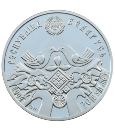Białoruś, 20 rubli, 2006 Rodzinne tradycje Słowian - małżeństwo