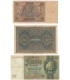 Niemcy, 3 banknoty. 20 i 50 marek, 1919-1933, serie A, E, TFa