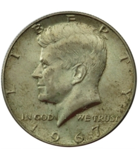 USA 1/2 dolara half dollar Kennedy stan 2 1967