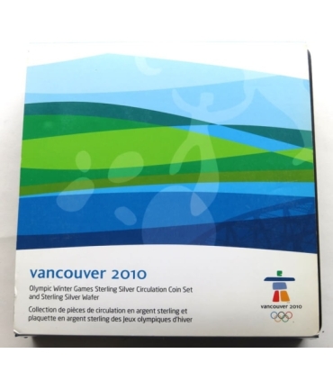 Kanada - Zestaw 12 monet + sztabka - Olimpiada Vancouver