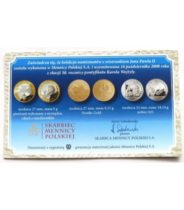 Jan Paweł II, Medal Srebro 925 + 2 zł 2005 + medal 1978