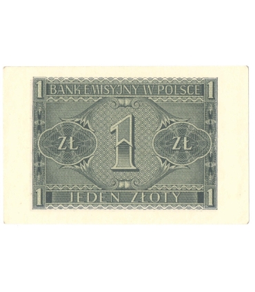 Banknot 1 złoty 1941, stan 1-, BD 3119847