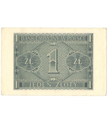 Banknot 1 złoty 1941, stan 1-, BD 3119838