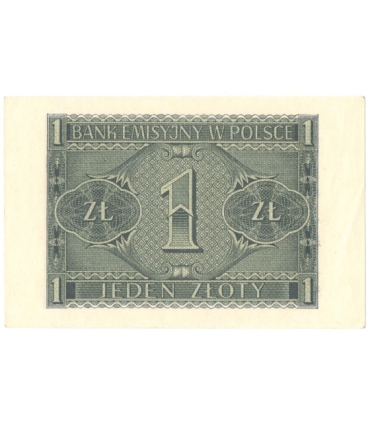 Banknot 1 złoty 1941, stan 1-, BD 3119850