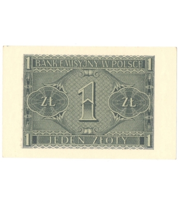 Banknot 1 złoty 1941, stan 1-, BD 3119852