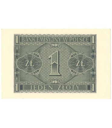 Banknot 1 złoty 1941, stan 1-, BD 3119854