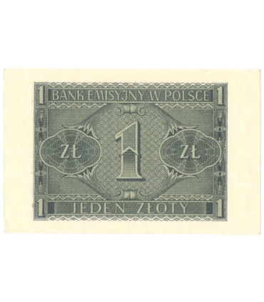 Banknot 1 złoty 1941, stan 1-, BD 3119855
