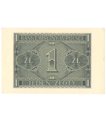 Banknot 1 złoty 1941, stan 1-, BD 3119857