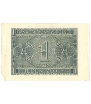 Banknot 1 złoty 1941, stan 2+, BD 6724944