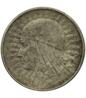 10 złotych Głowa kobiety 1932, stan 3