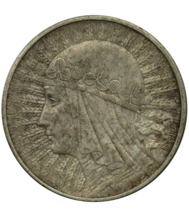 10 złotych Głowa kobiety 1932, stan 3