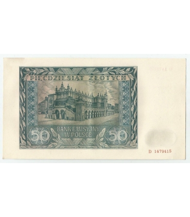 Banknot 50 złotych 1941 stan 2+, D 1479415