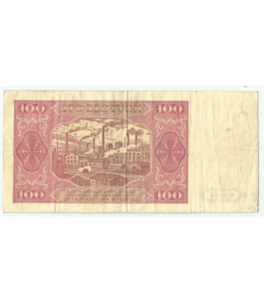 100 zł, 1948, stan 3, seria IY 8397528