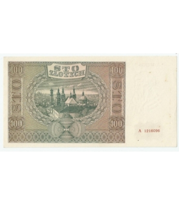 Banknot 100 złotych 1941 stan 1-, Ser. A 1216096