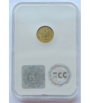 1 grosz, 2005, MS 65