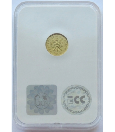 1 grosz, 2005, MS 65