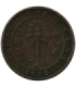 Cejlon, Jerzy IV, 1 cent 1920, stan 3-
