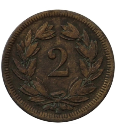 Szwajcaria, 2 rappeny 1850