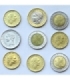 Włochy, monety okolicznościowe, 9 sztuk, 1979-1998 r.