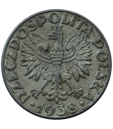 50 groszy 1938, niklowana, stan 2