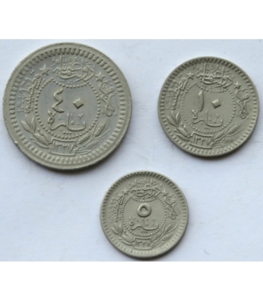 Imperium Osmańskie, Mehmed VI, 10, 20, 40 para, 1918 r.