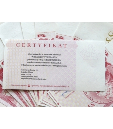 Skarbiec Mennicy -  Wielkie Bitwy Polaków - 10 medali + certyfikaty