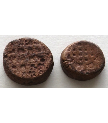 Indie Bengal Mysuru, 10 cash + 20 cash, 1779-1868