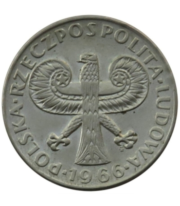 10 złotych Mała kolumna, 1966, stan 3