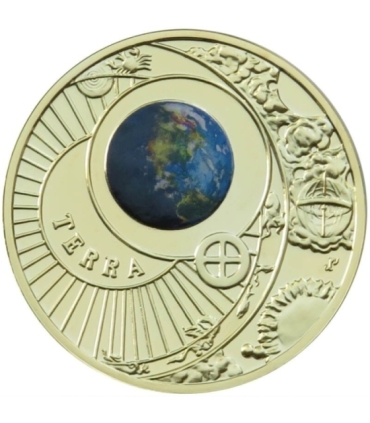 Medal, Rok Jana Heweliusza - Terra - Ziemia, platerowany, 2011 r.