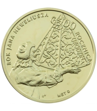 Medal, Rok Jana Heweliusza - Terra - Ziemia, platerowany, 2011 r.