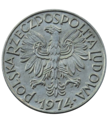 5 zł, Rybak, 1974, stan 1-