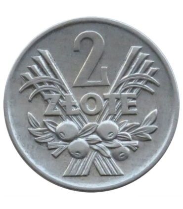 2 zł Jagody, 1974 mennicze, stan 1-