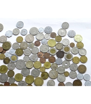 Monety Egzotyka, Azja - zestaw 260 sztuk