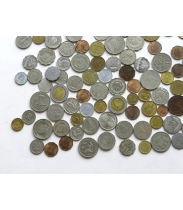 Monety Egzotyka, Azja - zestaw 260 sztuk