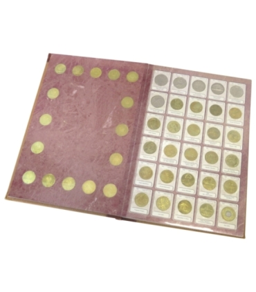 Pełny zestaw monet 2 zł GN 1995-2014, 260 szt.  + album