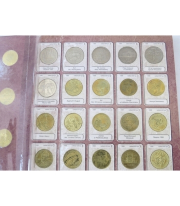 Pełny zestaw monet 2 zł GN 1995-2014, 260 szt.  + album