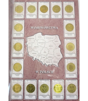 Pełny zestaw monet 2 zł GN 1995-2014, 260 szt.  + album