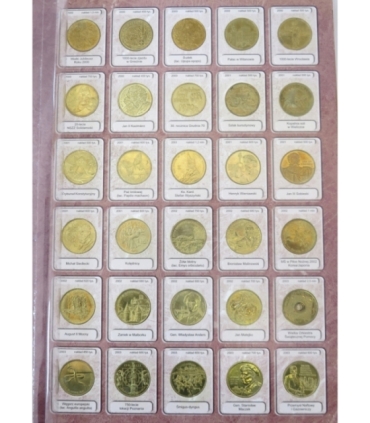 Pełny zestaw monet 2 zł GN 1995-2014, 260 szt.  + album