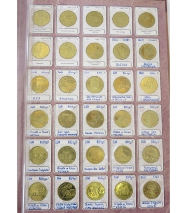 Pełny zestaw monet 2 zł GN 1995-2014, 260 szt.  + album