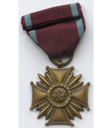 Brązowy krzyż zasługi PRL, średnica 40,17 mm